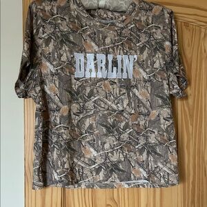 Goodie Two Sleeves Darlin' Camouflage Women's Short Sleeve Tee